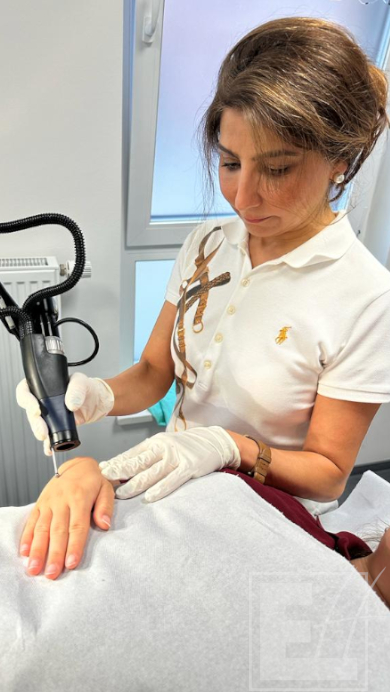 Erbium Lasertherapie Anwendung